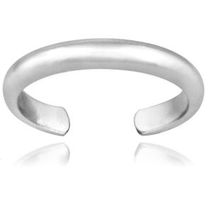 Hoops & Loops 925 Sterling Silver High Polished Tarnish Resistant Hypoallergenic Plain Simple Minimalist Open Toe Ring for Women Men Teen Girls, Silver, Yellow Gold, Rose Gold, Black in Saudi Arabia