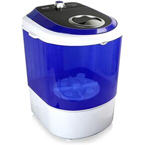 Pyle Upgraded Version Portable Washer - Top Loader Portable Laundry, Mini Washing Machine, Quiet Washer, Rotary Controller, 110V - For Compact Laundry, 4.5 Lbs. Capacity, Translucent Tubs in Saudi Arabia