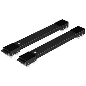Ronlap Furniture Washing Machine Dolly, Extendable Appliance Rollers Refrigerator Heavy Duty, Washing Machine Stand Wheels Fridge Appliance Dolly Movers Mobile Washer and Dryer Moving Base, Black