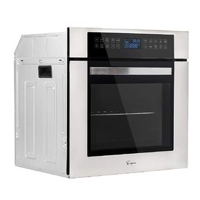 Empava 24 Inch Electric Single Wall Oven 10 Cooking Functions Deluxe 360° ROTISSERIE with Sensitive Touch Control in Stainless Steel in Saudi Arabia