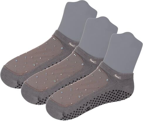 Shashi Yoga Socks for Women, Classic and Star Style, Regular Toe Socks, Athletic Socks, Multi Packs in Kuwait