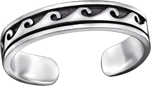 KIWI DAISY Hypoallergenic Sterling Silver Toe Ring (Adjustable) in Saudi Arabia