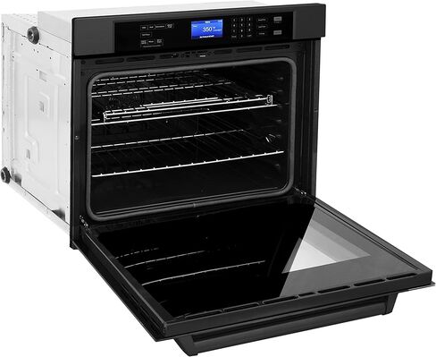 ZLINE 30" Professional Single Wall Oven with Self Clean and True Convection in Black Stainless Steel (AWS-30-BS) in Kuwait