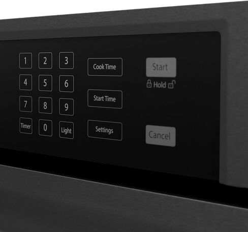 ZLINE 30" Professional Single Wall Oven with Self Clean and True Convection in Black Stainless Steel (AWS-30-BS) in Kuwait