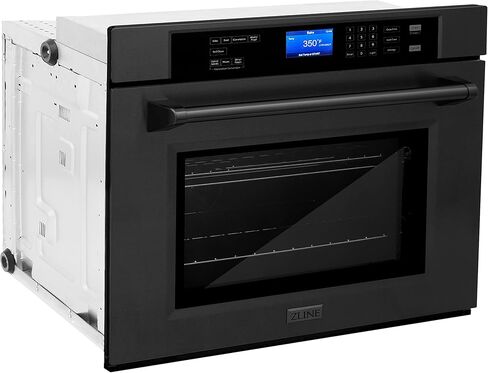 ZLINE 30" Professional Single Wall Oven with Self Clean and True Convection in Black Stainless Steel (AWS-30-BS) in Kuwait