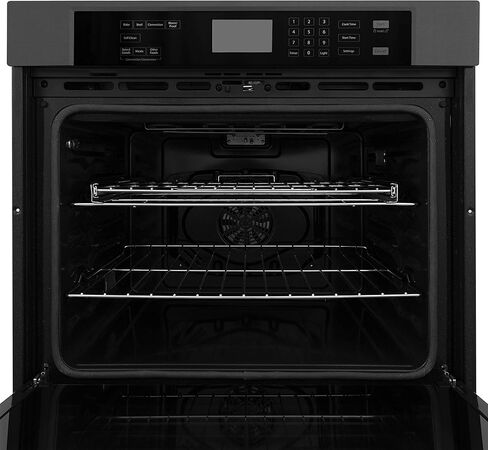 ZLINE 30" Professional Single Wall Oven with Self Clean and True Convection in Black Stainless Steel (AWS-30-BS) in Kuwait