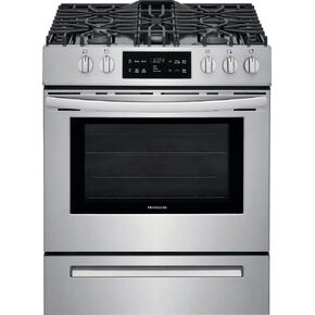 Frigidaire FFGH3054US 30 Inch Freestanding Gas Range with 5 Burners, Sealed Cooktop, 5 cu. ft. Primary Oven Capacity, in Stainless Steel in Kuwait