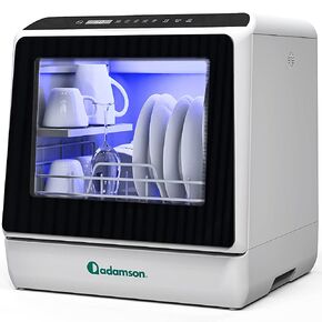 غسالة أطباق Adamson A30 كونترتوب + جديد 2022 + مثالية كغسالة أطباق للشقق أو غسالة أطباق RV + غسالة أطباق صغيرة مع 5 برامج تنظيف + غسالة أطباق محمولة برذاذ الضغط العالي + ضمان لمدة 5 سنوات in Kuwait