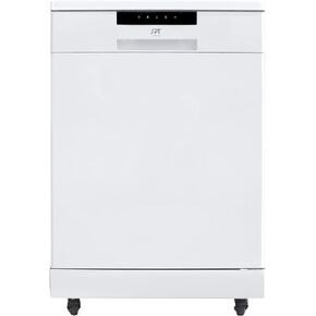 SD-6513W: Energy Star 24″ Portable Stainless Steel Dishwasher – White in Saudi Arabia