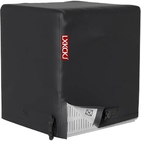 LXKCKJ Air Conditioner Cover for Outside Units - 420D Waterproof Air Conditioner Protection Covers for Window Unit - Winter AC Covers Fits AC Condensing HVAC Unit(Black&Green-24''LX24''WX30''H) in Saudi Arabia