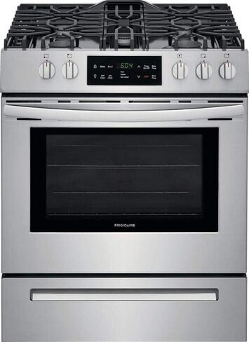 Frigidaire FFGH3054US 30 Inch Freestanding Gas Range with 5 Burners, Sealed Cooktop, 5 cu. ft. Primary Oven Capacity, in Stainless Steel in Saudi Arabia