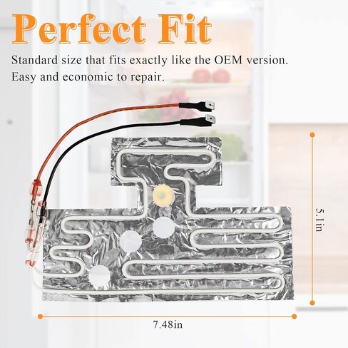 Refrigerator Garage Heater Kit for Frigidaire Kenmore Refrigerator 5303918301 AP3722172 PS900213 AH900213 in Saudi Arabia