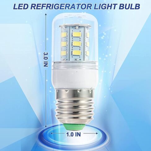 KEI D34L Refrigerator Bulb Replacement for Frigidaire Kenmore 5304511738 LED Refrigerator Replace PS12364857 AP6278388 4584444 (110V-240V White Light) - 1 Pack in Saudi Arabia