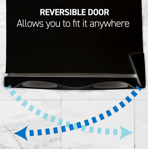 Commercial Cool Upright Freezer, Stand Up Freezer 2.8 Cu Ft with Reversible Door, Black in Kuwait
