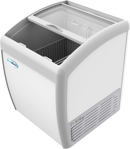 حافظة عرض مجمد الآيس كريم التجارية من KoolMore MCF-16C، 16 قدم مكعب. قدم، أبيض in Kuwait