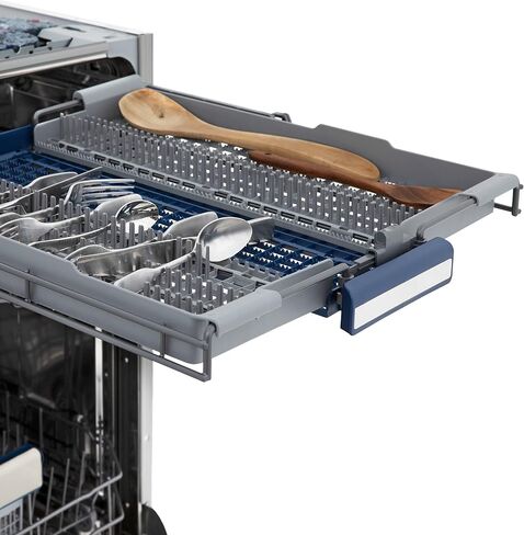 24" Top Control Tall Tub Dishwasher in Custom Panel Ready with Stainless Steel Tub and 3rd Rack (DWV-24) (Black Stainless Steel) in Saudi Arabia