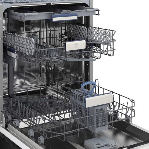24" Top Control Tall Tub Dishwasher in Custom Panel Ready with Stainless Steel Tub and 3rd Rack (DWV-24) (Black Stainless Steel) in Saudi Arabia