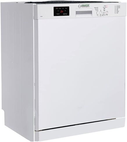 غسالة أطباق مدمجة مقاس 24 بوصة تحتوي على 14 مكانًا مع 8 برامج غسيل (ستانلس ستيل) in Kuwait