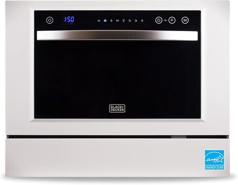 BLACK+DECKER BCD6W 6 Place Setting ENERGY STAR Portable Compact Countertop Dishwasher in Saudi Arabia