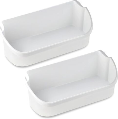 UPGRADED Lifetime Appliance 2 x 240356401 Door Bin Compatible with Frigidaire Refrigerator Shelf Replacement | Frigidaire Replacement Parts | Frigidaire Door Shelf Replacement - AP2116036 in Saudi Arabia