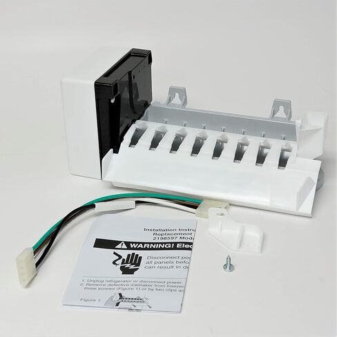 New Refrigerator Icemaker Ice Maker for Whirlpool Kenmore Kitchenaid 2198597 2198598, 626663, AP3182733, PS869316, W10190960 and W10122502 in Saudi Arabia