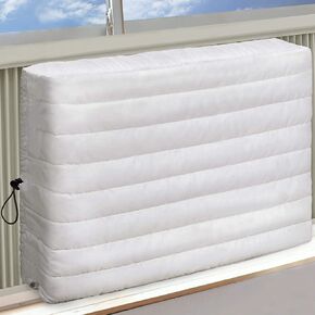 Brivic Indoor AC Cover for Air Conditioner Cover Inside Window Unit 17 x 13 x 3 inches(L x H x D),Black