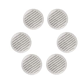 قطع ممسحة بخار بديلة من CKL&DJ لممسحة البخار S7000AMZ S7001 تعمل بالبخار، للتنظيف والتطهير الكل في واحد، مصممة للأرضيات الصلبة (6 قطع)، أبيض، رمادي، 190 × ارتفاع 10 مم in Kuwait