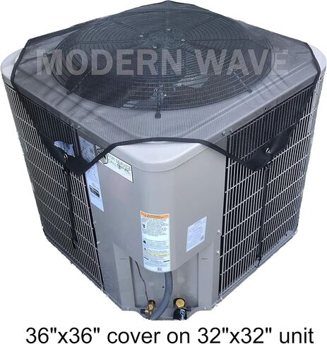 Central Air Conditioner Cover for Outside Units 28 x 28 - Top Universal Outdoor AC Cover Defender (Mesh, 28" x 28") in Saudi Arabia