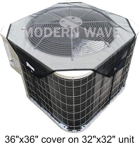 Central Air Conditioner Cover for Outside Units 28 x 28 - Top Universal Outdoor AC Cover Defender (Mesh, 28" x 28") in Saudi Arabia