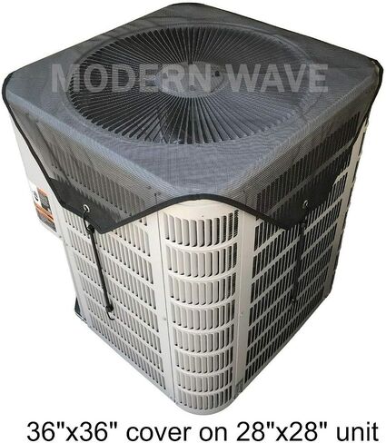 Central Air Conditioner Cover for Outside Units 28 x 28 - Top Universal Outdoor AC Cover Defender (Mesh, 28" x 28") in Saudi Arabia