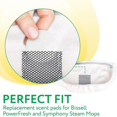 عبوة من 15 قطعة من IMPRESA برائحة الليمون لممسحة بخار برائحة الحمضيات من أجل Bissell Powerfresh و Symphony Series تتضمن موديلات 1940 و1806 و1132 in Kuwait