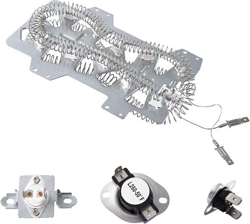 Dryer Heating Element（DC47-00019A）for Samsung, Thermal Fuse（ DC96-00887A） and （DC47-00016A）, Thermostat （DC47-00018A ）Dryer Repair Kit Replacement in Saudi Arabia