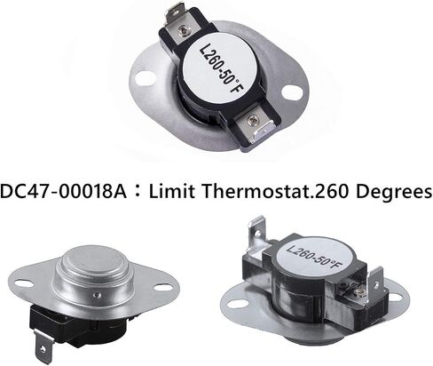 Dryer Heating Element（DC47-00019A）for Samsung, Thermal Fuse（ DC96-00887A） and （DC47-00016A）, Thermostat （DC47-00018A ）Dryer Repair Kit Replacement in Saudi Arabia