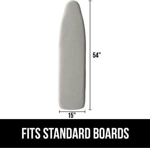 The Original Gorilla Grip Ironing Board Cover, Silicone Coating, Full Size Scorch Resistant Padding, Elastic Edge, Heavy Duty Iron Pad Covers Standard Boards, Hook and Loop Fastener Strap, Blue in Kuwait