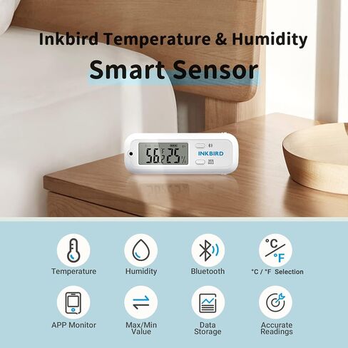 Inkbird ITH-10 Digital Thermometer and Hygrometer Temperature Humidity Monitor in Kuwait