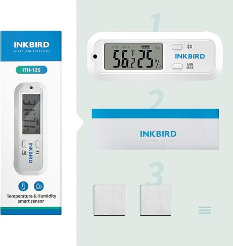 Inkbird ITH-10 Digital Thermometer and Hygrometer Temperature Humidity Monitor in Kuwait