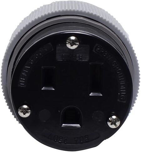 Eaton 6709N 50 Amp 250V 6-50 Power Connector, Gray & Black in Kuwait