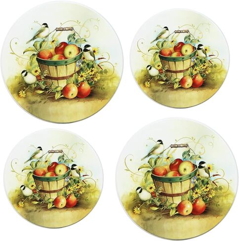 Reston Lloyd Electric Stove Burner Covers, Set of 4, Black in Saudi Arabia