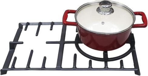 شبكة الموقد الدائري من الحديد الزهر Uniflasy لموقد الغاز لأجهزة Samsung NX58H5650WS، NX58H5600SS، Frigidaire FPGF3077QF GE Appliances JGBS66REKSS Whirlpool in Kuwait