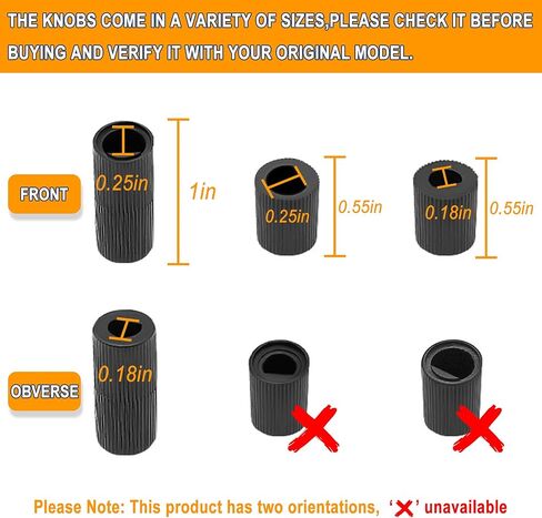 AMI PARTS Black Oven Control Switch Knob with 12 Adapters for Oven/Stove/Range Universal Knobs Wide Application in Saudi Arabia