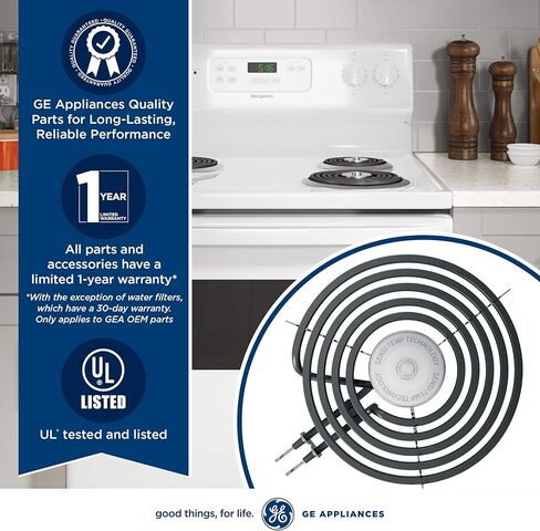 GE & HOTPOINT ELECTRIC RANGE BURNER ELEMENT SENSI-TEMP COIL - 8" in Saudi Arabia