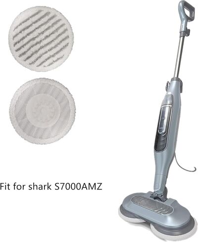 قطع ممسحة بخار بديلة من CKL&DJ لممسحة البخار S7000AMZ S7001 تعمل بالبخار، للتنظيف والتطهير الكل في واحد، مصممة للأرضيات الصلبة (6 قطع)، أبيض، رمادي، 190 × ارتفاع 10 مم in Kuwait