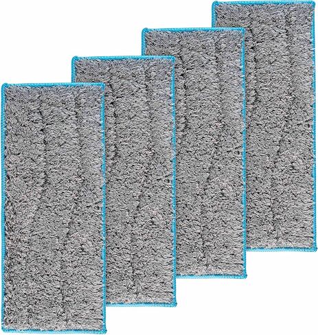 i-Robot m6 Washable and Reusable Wet Mopping Pads for Braava Jet Replacement by Blue Stars - Pack of 4 in Saudi Arabia