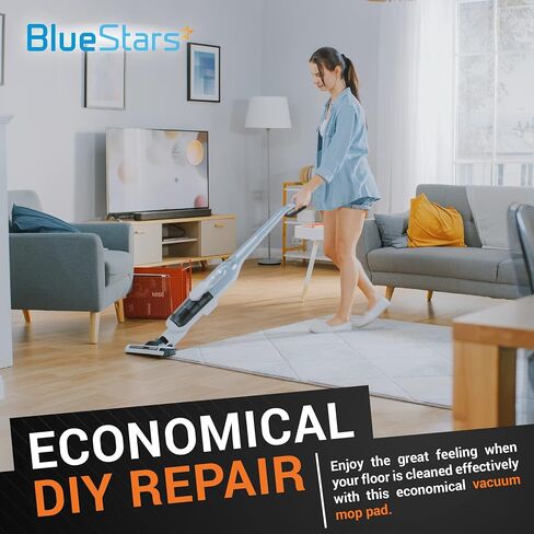 i-Robot m6 Washable and Reusable Wet Mopping Pads for Braava Jet Replacement by Blue Stars - Pack of 4 in Saudi Arabia