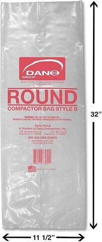 Compactor Bags for Round Container (50 Pack) in Saudi Arabia