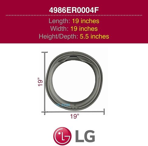 LG 4986ER0004F Washer Door Gasket/Boot Seal in Saudi Arabia