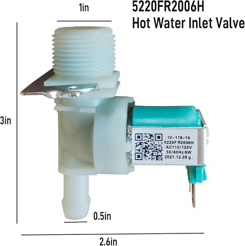 5220FR2075L 5220FR2006H Washing Machine Valve GENUINE Set for LG Water Inlet Valve Replace 5220FR2006L 5220FR2006Q AP4441935 AP5986564 5221ER1003A 5221ER1003C 5221ER1003D 5221ER1003F in Saudi Arabia