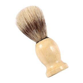 Men Shaving Brush with Hard Wood Handle Shaving Tools for Home Travel Beard Removal in Saudi Arabia