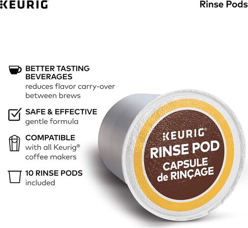Keurig 3-Month Brewer Maintenance Kit Includes Descaling Solution, Water Filter Cartridges & Rinse Pods, Compatible Classic/1.0 & 2.0 K-Cup Coffee Makers, 7 Count in Kuwait