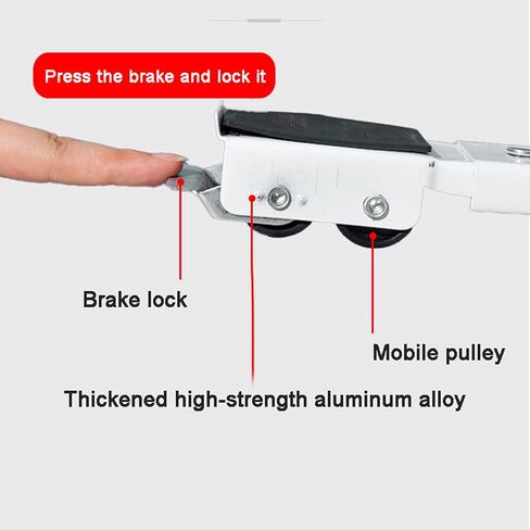 ASDQWER Washing Machine Base,Heavy Duty Expandable Appliance Roller Pair,Adjustable Refrigerator Rack-Drying,Rack-Refrigerator,Machine Base,Sturdy Feet,Gray,Four Packs in Saudi Arabia